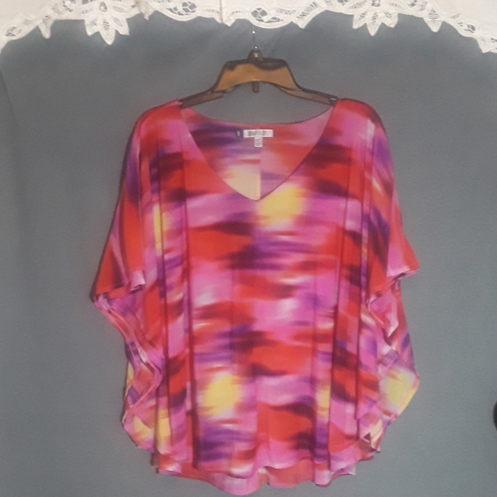 Sunset colored blouse-A63